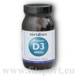 Viridian Vitamin D3 400 iu 90 kapslí – Hledejceny.cz