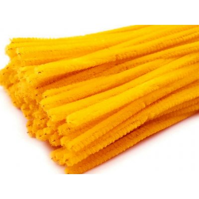 Prima-obchod Chlupaté drátky na tvoření 6 mm cca 30 cm oranžovo žlutá – Sleviste.cz