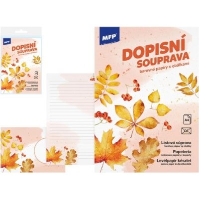 MFP Dopisní souprava LUX 5+10 - Listy - 5550335 – Zboží Dáma