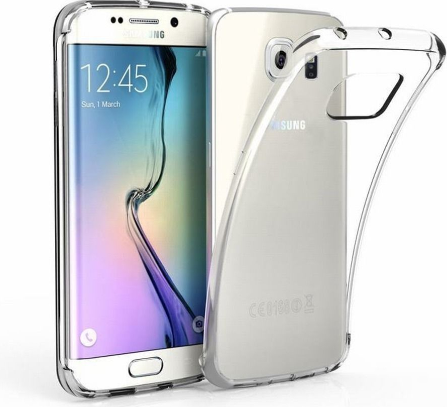 1Mcz Super-thin TPU supertenké ochranné Samsung Galaxy S6 Edge průhledné