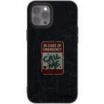 Picasee silikonový černý obal pro Apple iPhone 12 Pro Max - EMERGENCY – Zboží Mobilmania