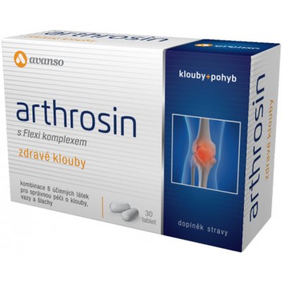 Avanso Arthrosin Pro zdravé klouby kosti vazy a šlachy 30 tablet – Zbozi.Blesk.cz