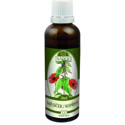Měsíček kopřiva bylinná tinktura 50 ml – Hledejceny.cz