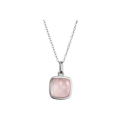 Evolution Group Stříbrný náhrdelník s růženínem 12166.3 – Hledejceny.cz