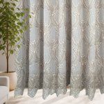 Voálová Luxusní vyšívaná záclona Versailles White and Beige metráž Ervi 3634-152 – Hledejceny.cz