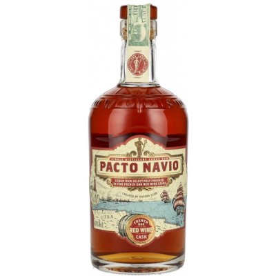 Pacto Navio Single Distillery Cuban Rum by Havana Club 40% 0,7 l (holá láhev)