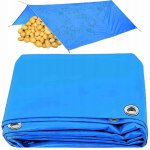 Springros krycí plachta s oky 4 x 8 m 60g PE modrá PROTECT GA2115-XG – Zboží Dáma