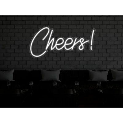 Fotověci Neonový LED Svíticí Nápis Neon Cheers (Vyrábíme i na Míru) – Zboží Dáma