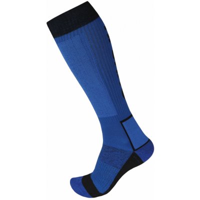 Husky ponožky Snow Wool modrá/černá – Zboží Mobilmania