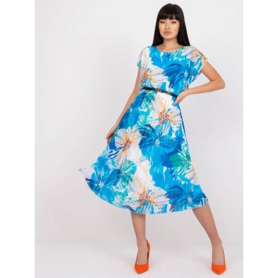 Italy Fashion květované šaty modré
