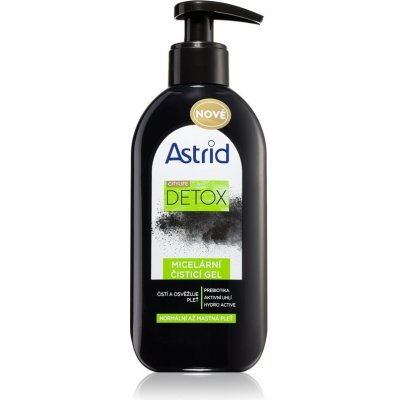 Astrid Detox micelární čisticí gel pro normální až mastnou pleť 200 ml – Zboží Mobilmania
