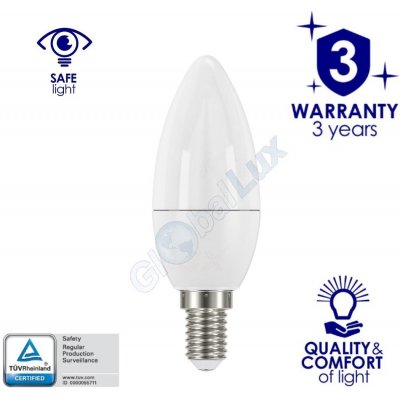 Kanlux LED žárovka IQ-LED C37E14 4,2W-WW – Zbozi.Blesk.cz