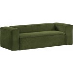 Kave Home Zelená manšestrová pohovka Blok 210 cm – Hledejceny.cz