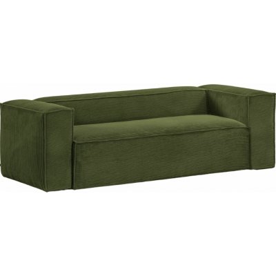 Kave Home Zelená manšestrová pohovka Blok 210 cm – Hledejceny.cz