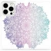 Pouzdro a kryt na mobilní telefon Apple Mobiwear flip Apple iPhone 15 Pro - M008S Mandala