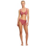Modibodi menstruační plavky Molokai Hi Waist Tie Bottom High Absorbency Mauve spodní díl – Sleviste.cz