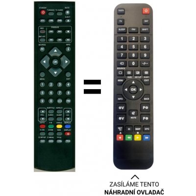 Dálkový ovladač Predátor Technika, Vision plus, Predátor Umc LCD TV – Hledejceny.cz