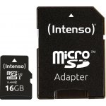 Intenso Micro SDHC Karta 16GB 3423470 – Zboží Živě