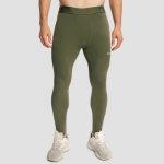 GymBeam Men‘s Combat Leggings Olive Grey – Zboží Dáma