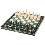 Dřevěné šachy Ambassador - zelené – Zboží Mobilmania