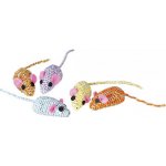 Tommi Myš prošitá lesklým provázkem 4,5 cm – Zboží Dáma