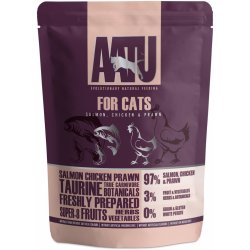 AATU Cat Salmon Chicken & Prawn 85 g