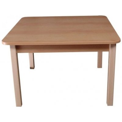 Tomaholz Stůl pro mateřské školy oranžová výška 46 cm tvar cm: čtverec 80x80 – Sleviste.cz