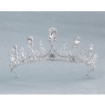 B-Top svatební korunka do vlasů Romantic Bridal stříbrná – Zboží Dáma