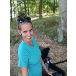 Jsem máma Funkční kojicí tričko bambus tyrkysové – Zboží Dáma