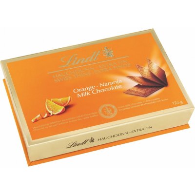 Lindt thins orange 125 g – Zbozi.Blesk.cz