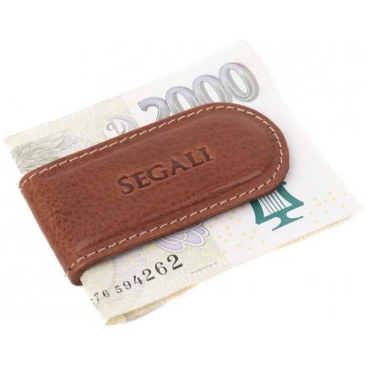 SEGALI Spona na bankovky magnetická 1038 tan – Zboží Dáma