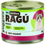 Yoggies RAGÚ pro kastrované kočky, hovězí monoprotein 185 g – Hledejceny.cz