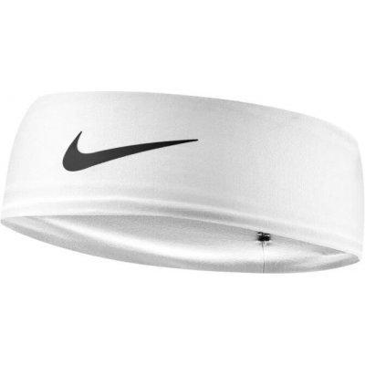 Nike Dri-Fit Fury Classic headband white/black/black Bílá – Sleviste.cz