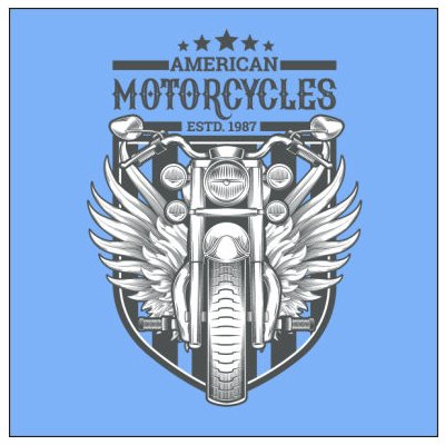 Plakát čtverec Ikea kompatibilní American motorcykles