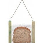 Esschert Design Závěsné krmítko na chléb, , dřevo a kov, zelené – Zboží Mobilmania