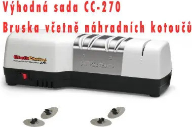 Chef\'s Choice | CC-270, SADA Brusiče nožů včetně náhradních kotoučků, CZ DISTRIBUCE