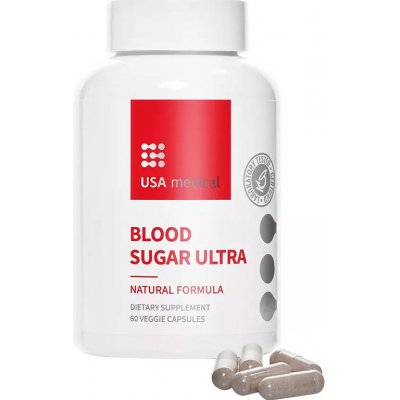USA medical Blood Sugar Ultra 60 kapslí