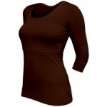 Jožánek Kateřina tričko pro snadné kojení 3/4 rukáv tyrkysová – Zboží Mobilmania