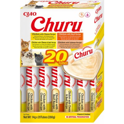 Churu Cat BOX Chicken&Beef Variety 20 x 14 g – Zboží Mobilmania