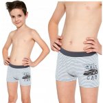 Cornette Kids Boy 701/106 Race Car 3 chlapecké boxerky šedý jasny – Hledejceny.cz