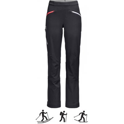 Ortovox dámské softshellové kalhoty Col Becchei Pants W black raven – Zboží Mobilmania
