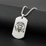 Origoska Ocelový Řetízek stranger things hellfire club ST02 stříbrná – Hledejceny.cz