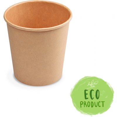 Papírový kelímek kraft Ø73mm 200ml `S: 0,18L 7oz` [ ] – Hledejceny.cz