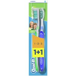 Oral-B 3-effect Natural Fresh střední 2 ks