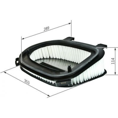 Vzduchový filtr BOSCH F 026 400 366 – Hledejceny.cz
