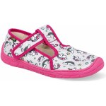 Fare Bare foot Bare na suchý zip šedý jednorožec 5102453 Růžová – Zboží Dáma