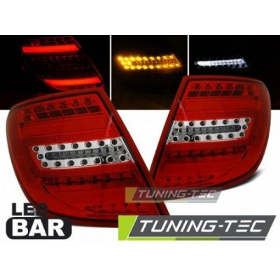 Světla zadní MERCEDES C-KLASA W204 KOMBI 07-10 RED WHITE LED BAR – Hledejceny.cz