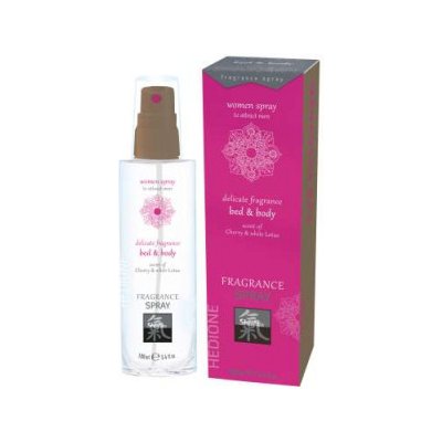 SHIATSU Bed & Body spray Pheromone - Cherry & White Lotus 100ml