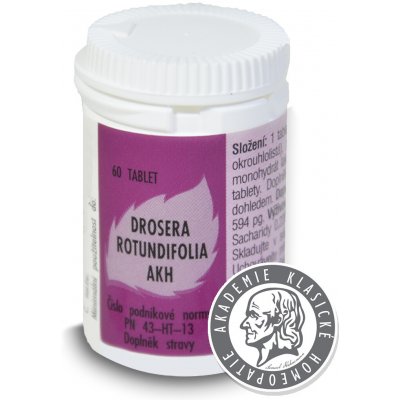Radim Bakeš Galenická laboratoř Ostrava AKH Drosera rotundifolia 60 tablet – Hledejceny.cz