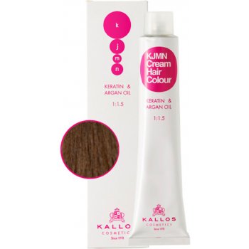 Kallos KJMN s keratinem a arganovým olejem 6.00 Dark Blond Plus Cream Hair Colour 1:1.5 100 ml